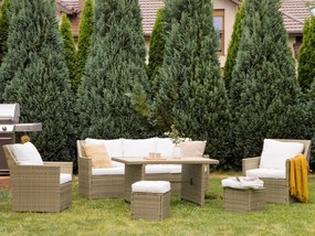 Set mobilier de grădină Francesca (maro). 1078971