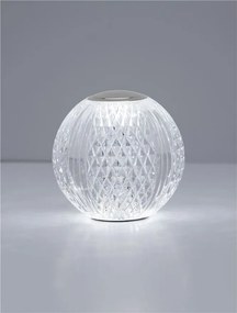 Lampa de masa LED design decorativ BRILLANTE crom