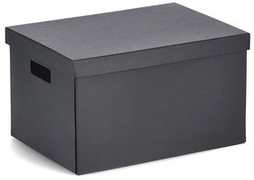 Cutie depozitare cu capac, carton reciclat, 25 x 35 x 20 cm