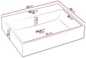 Set mobilier baie Kiago I (negru + marmură negru). 1122361