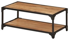 vidaXL Măsuță de cafea, 90x45x35 cm, lemn masiv de acacia