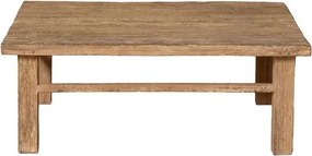 Măsuță de cafea din lemn reciclat, natur, finisaj vintage, 120×79×46 cm, „Rustor"