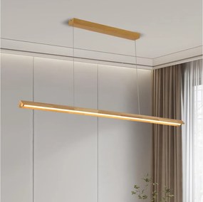 Brilagi - Lustră LED UMEA WOOD suspendată pe cablu, 40W, 230V, 150 cm, lemn