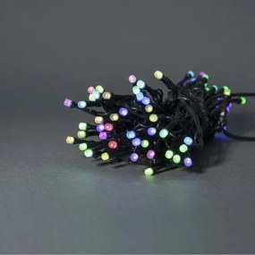 Nedis WIFILX01C42-LED Ghirlandă LED RGB pentru exterior, 42 x LED, 8 funcții, 8 m, IP65, Wi-Fi Tuya