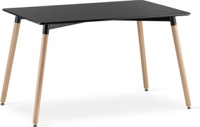 OFERTA Masa de dining neagra ADRIA 120x80 cm II. calitate