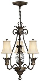 Lustră pe lanț Hinkley HK-PLANT3-PZ PLANTATION 4xE14/40W/230V bronz