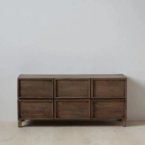 Comoda TV design vintage Sabine, natur SX-121403