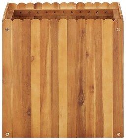 Strat inaltat de gradina, 50 x 50 x 50 cm, lemn masiv de acacia 1, 50 x 50 x 50 cm