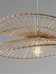 Lustra suspendata design natural, ARTIC, D 60cm