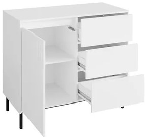 Set mobilier living Somkera I (alb + Negru) . 1105972