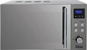 Cuptor cu microunde digital Zilan ZLN1238, Putere 700W, Capacitate 20L, Functie de dezghetare, Panou din inox, Afisaj digital