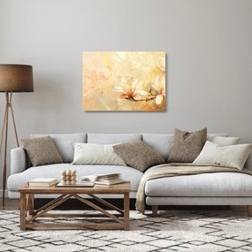 Tablou pe sticlă - Flori (70x50 cm)