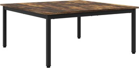 vidaXL Masă de cafea Stejar fumuriu 100 x 100 x 45 cm Lemn compozit