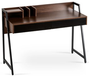 JAKS Birou CASS 120 cm maro închis