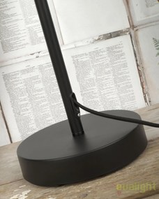 Lampa de podea moderna cu 2 surse de lumina SEATTLE, negru SEATTLE/F/B