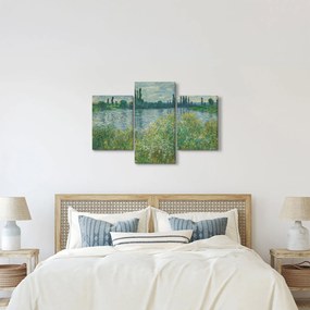 Tablou - Claude Monet, Banks of the Seine, reproducere (90x60 cm)