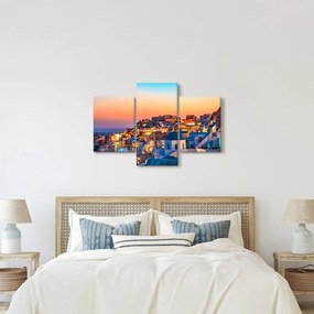 Tablou - Santorini în amurg (90x60 cm)