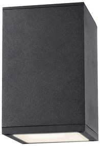 Spot aplicat pentru iluminat exterior design modern IP54 Zombor antracit 9x9cm