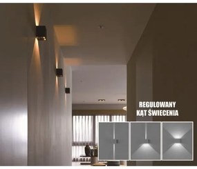 Aplică LED de exterior KREON 2xLED/3W/230V IP54 4000K negru