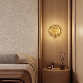 Aplica de perete LED cu sticla turnata Regatta 8W