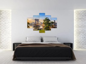 Tablou - Pod peste râu, Budapesta, Ungaria (150x105 cm)