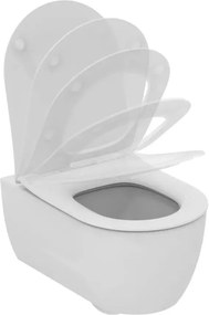 Set vas WC suspendat Ideal Standard Atelier Blend Curve alb si capac softclose