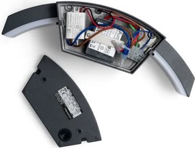 Aplică LED de exterior cu senzor Brilagi ARCELO LED/8W/230V IP54