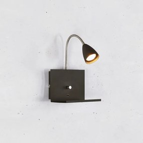 Markslöjd 107141 - Aplică perete dimmabilă cu USB LOGI 1xGU10/7W/230V