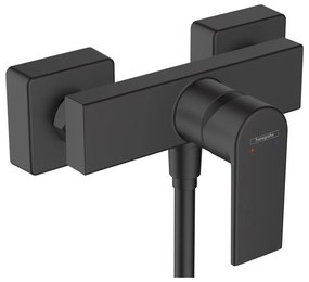 Baterie dus Hansgrohe Vernis Shape monocomanda negru mat