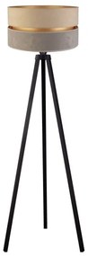 Lampadar Duolla DUO 1xE27/60W/230V d. 44 cm bej/gri/wenge