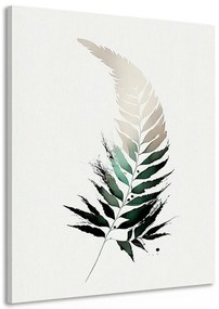 Tablou frunză de ferigă minimalistă