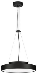 Lustra LED suspendata design circular PERFECT 40cm negru 3000K Dimmable