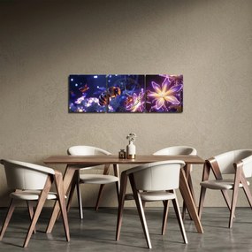 Tablou - Pajiștea Albinelor III. (cu ceas) (90x30 cm)