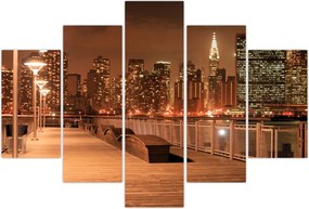 Tablou - Noaptea orașului (150x105 cm)