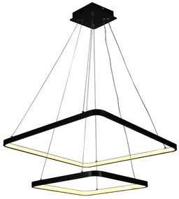 Lustră LED dimabilă pe cablu LED/90W/230V 3000-6500K + telecomandă