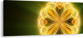 Tablou cu floare galbenă (120x50 cm)