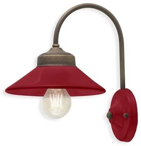Aplica design retro realizata manual din ceramica si metal COLORS
