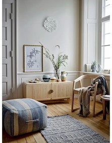 Scaun de dining în culoare naturală din lemn de arbore de cauciuc Serrone – Bloomingville