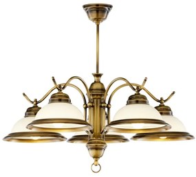 Lustră OPÁL 5xE27/60W/230V Jupiter 15 OZ-5