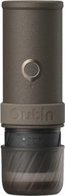 Espressor portabil Outin Mino SG, 22 bari, 9000 mAh, 70 ml, Extractie la 93,3°C, Cafea macinata si capsule Nespresso, USB-C, Gri