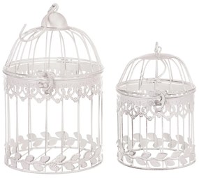 Set colivii din metal Romantic, 2 buc.