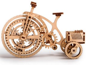 Puzzle 3D din lemn bicicleta
