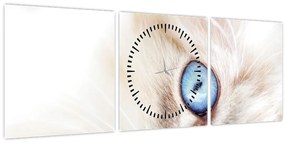 Tablou - Pisicuță (cu ceas) (90x30 cm)