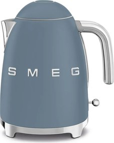 Cana electrica SMEG KLF03SBMEU, 2400 W, 1,7 l, Baza rotativa la 360°, Finisaj mat, Albastru cenusiu