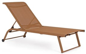 Set de 2 sezlonguri exterior design modern Taylor pecan