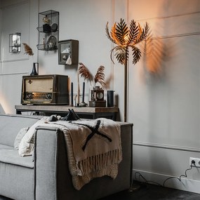 Lampă de podea vintage aurie - Botanica Simplo