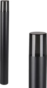 Lampă de exterior 1xE27/40W/230V IP44 80 cm negru/fumuriu