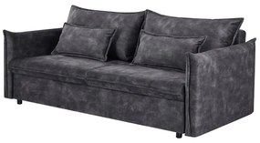 Canapea extensibila, Catifea Gri APARTMENT 215cm