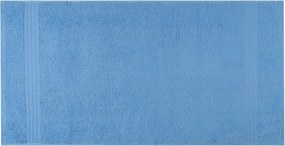 Prosop baie RAINBOW, albastru, bumbac, 50x90 cm