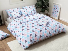 Lenjerie de pat din bumbac VELES, colorata Dimensiunile lenjeriei: 70 x 90 cm | 140 x 200 cm